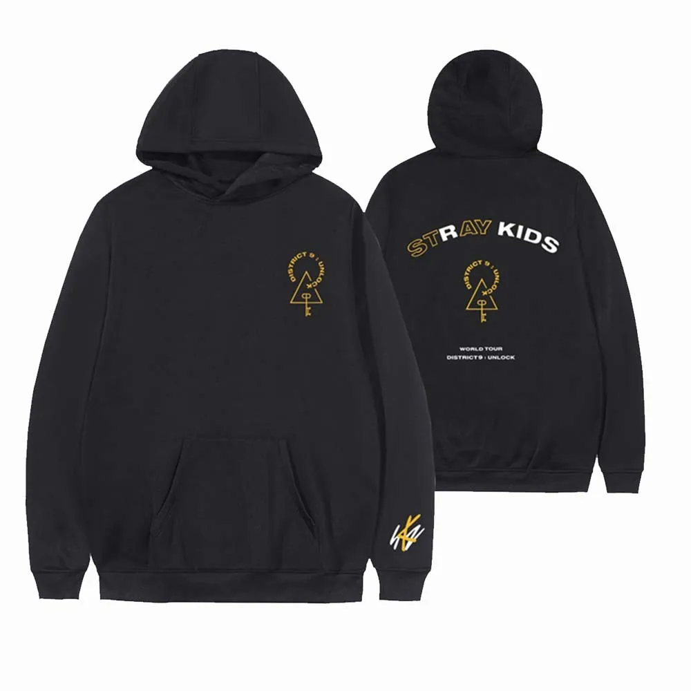 Детский спортивный костюм из двух предметов StrayKids с капюшоном и брюками в стиле