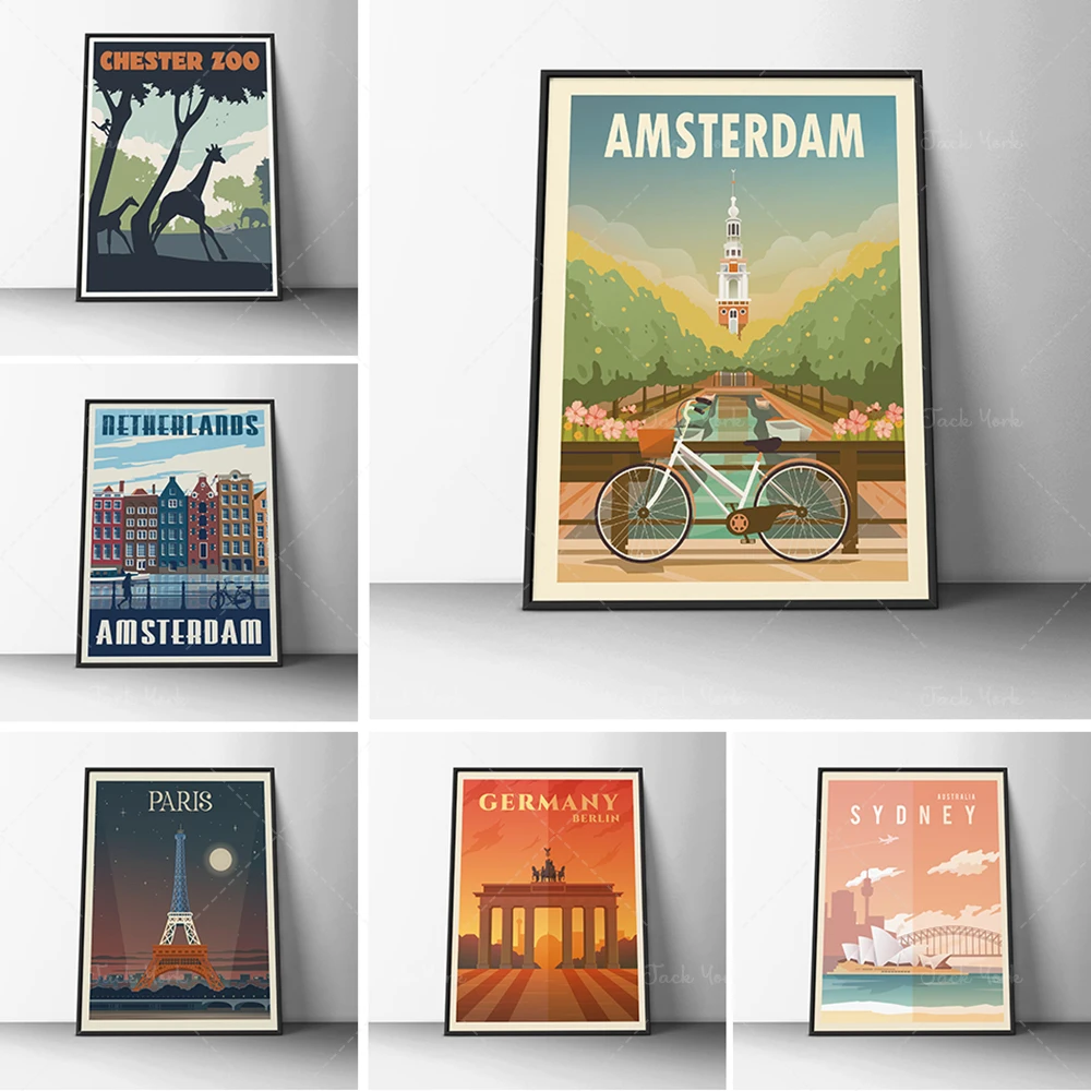 

Sydney Travel Poster - Minimalist Art Print