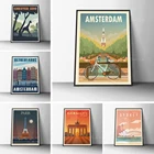 Постер для путешествий в Сидней-Минималистичная Художественная печать