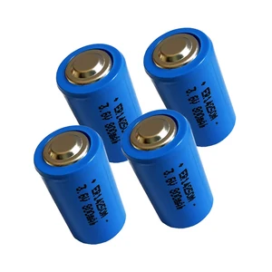 4PC 3.6V 14250 ER14250M 1/2AA 800mAh primary battery LS14250 TL-5902 Cells for meter Electronic equipment PLC High magnification