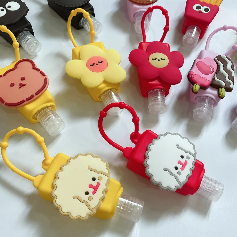 13 шт. силиконовый держатель для дезинфицирующего средства рук 30 мл|Украшения