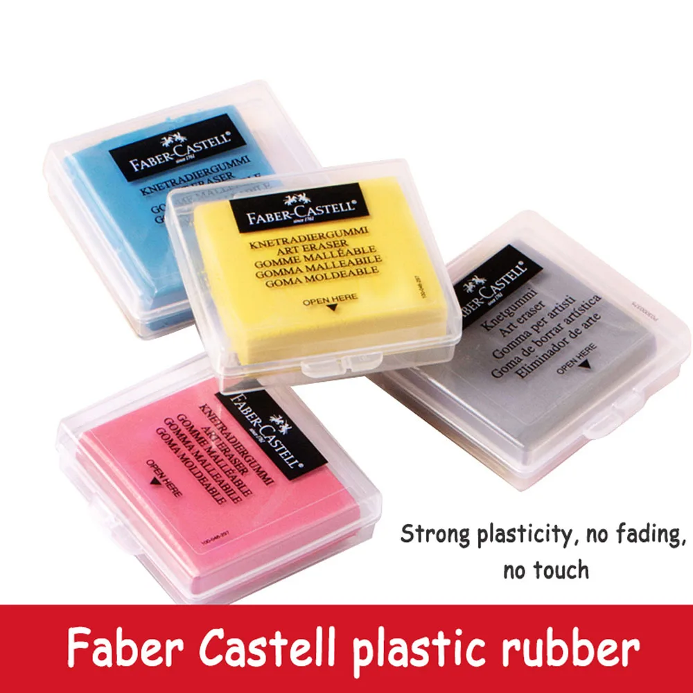 

Faber Castell Plasticity Rubber Soft Eraser Wipe highlight Kneaded Rubber For Art Pianting Design Sketch Plasticine Stationery