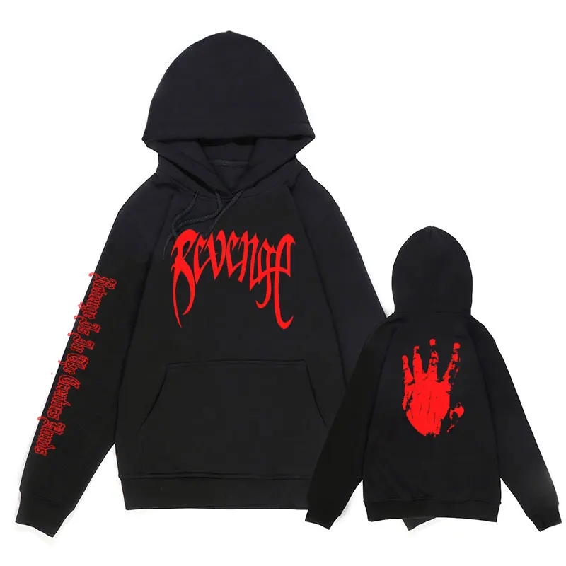 

Xxxtentacion Revenge Hoodies Men/Women Sweatshirts Rapper Hip Hop Hooded Pullover Sweatershirts Male/Women Clothes Hoodie Men