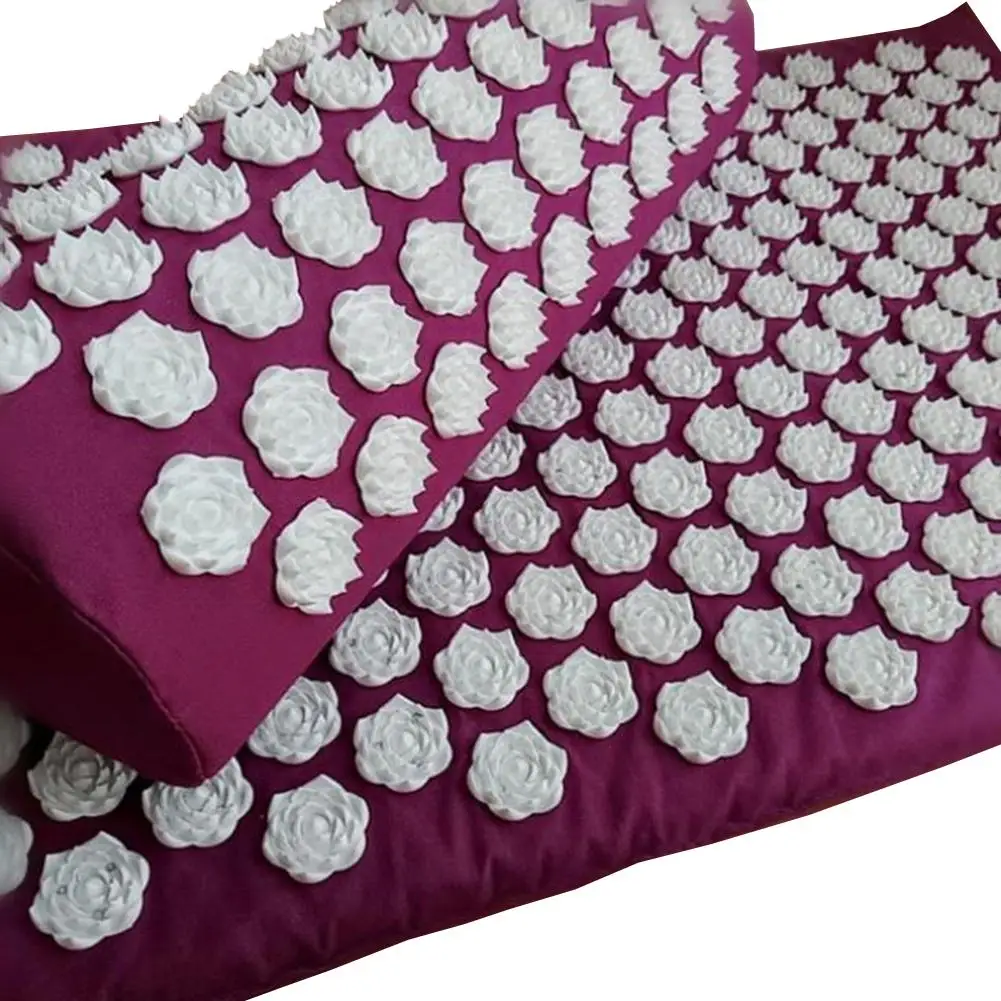 Коврик для иглоукалывания и подушки йоги массажный коврик подушка занятий йогой