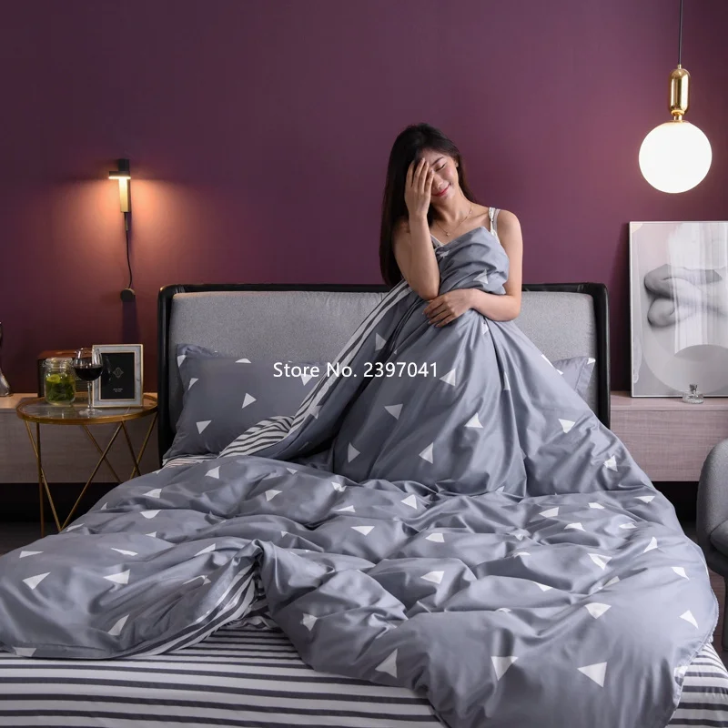 

3D Love Strawberry Plaid Pattern Bedding Home Bedspread Pillowcase Bedsheet Luxury High Quality Comfortable Home Decoration