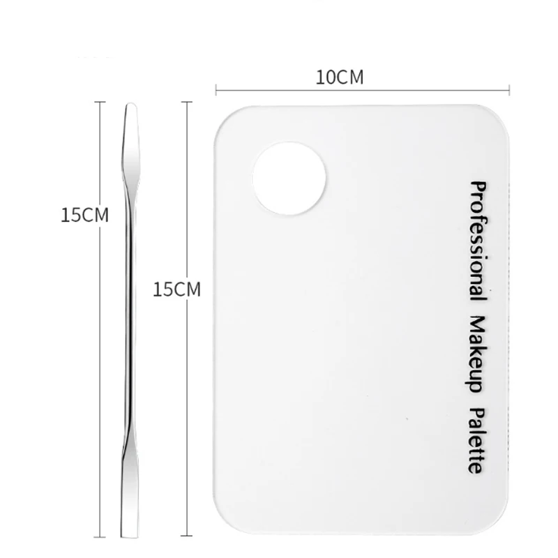 Акриловая палитра для макияжа шпатель стержень основа тени век поддон