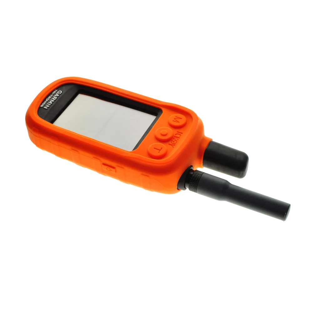 SMA-Male 136-174 MHz короткая мягкая антенна+ силиконовый защитный чехол для кожи для Handhel gps Garmin Alpha 100 Alpha100 аксессуары