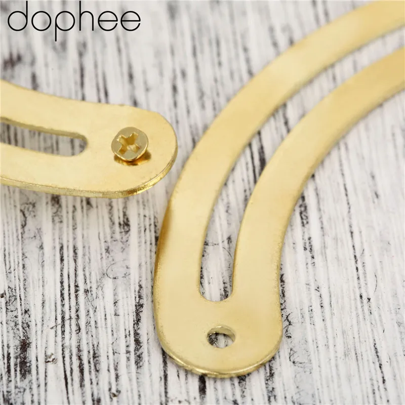 4 шт. 95 мм золотые изогнутые деревянные ящики для вина большие петли ящика