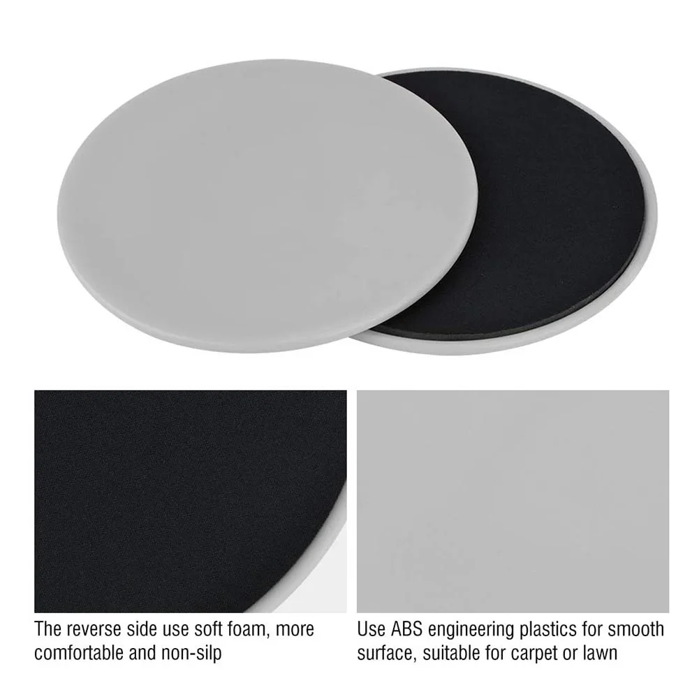 2 шт. тренажерный зал дома ядра тела тренировки йоги Фитнес слайдер скользящий