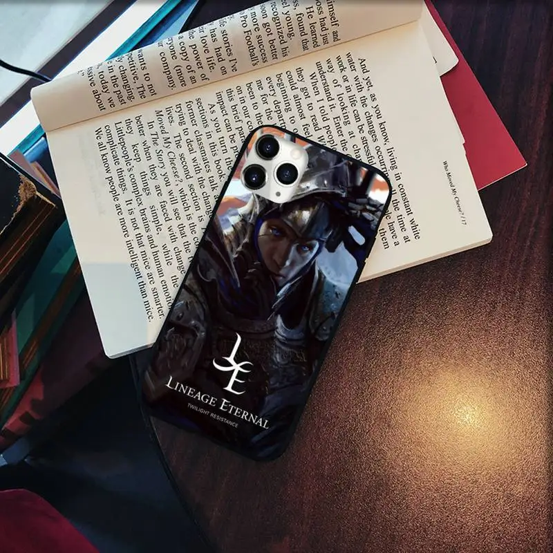 

lineage classic hot game Phone Case for iPhone 11 12 pro XS MAX 8 7 6 6S Plus X 5S SE 2020 XR Soft silicone