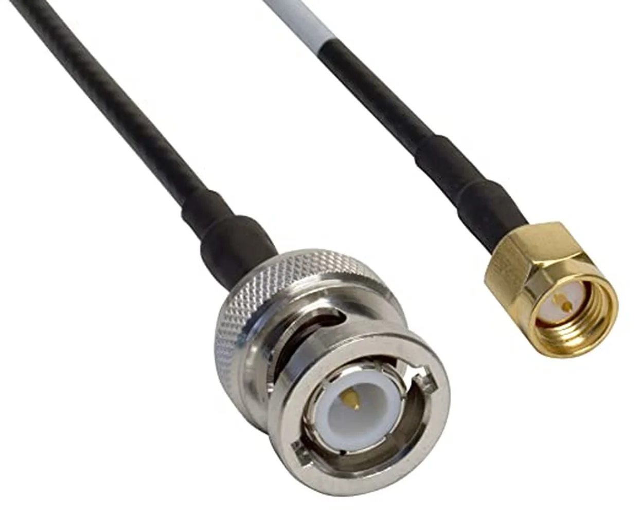 

RF coaxial assembly BNC male to SMA male plug pigtail adapter cable rg174 20cm
