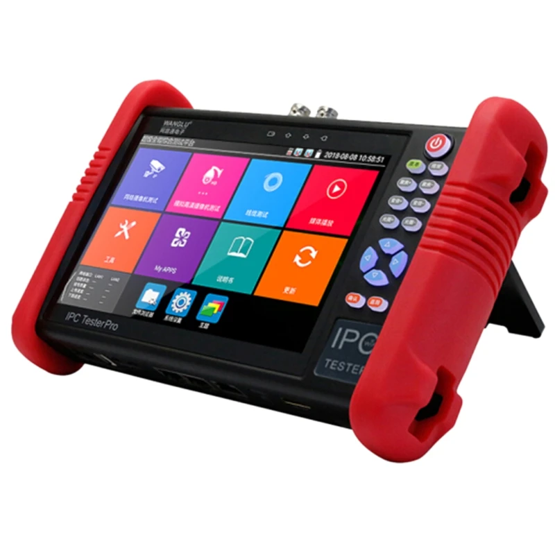 IPC-9900Plus 7Inch 1920x1200 IP Camera Tester 4K 1080P IPC CCTV Monitor Video Audio POE Test Press Screen HDMl Discovery 8GB - купить по