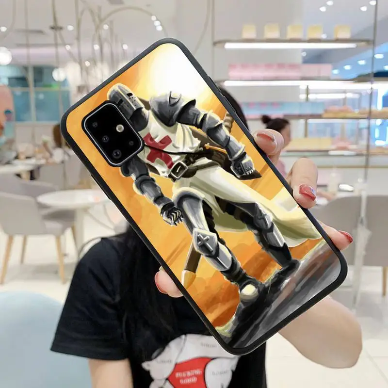 

Knight Templar Phone Case For Samsung S5 S6 S7 S8 S9 S10 S20 S21 Edge Plus E Fe Lite Cover