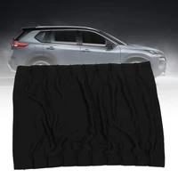 1 pair window curtain removable heat insulation black comfortable car side window sunshade for suv