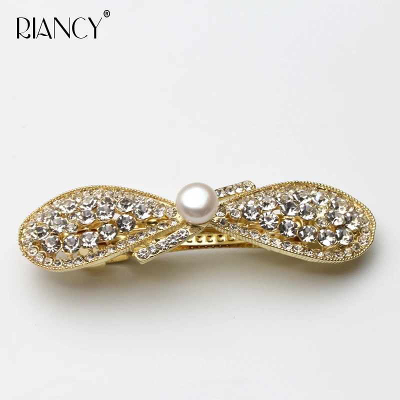 Заколка для волос с натуральным пресноводным белым жемчугом 2019|Украшения волос| |