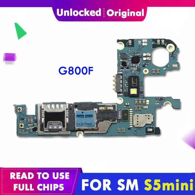 Оригинальная материнская плата для Samsung Galaxy S5 Mini G800F с полными чипами OS|Антенны