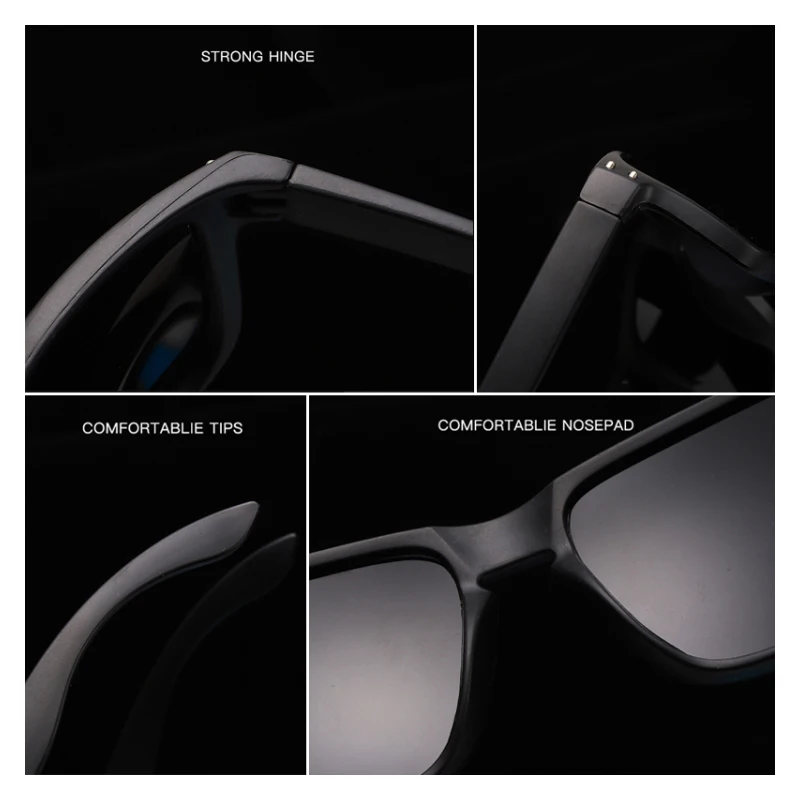 

RBUDDY Sport Polarized Sunglasses Men 2020 Outdoor Driver Fishing Men's Sun Glasses Vintage Eyewear For Men UV400 Shades Goggles