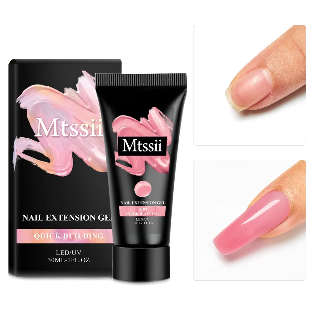 

Mtssii 30ml Nail Extension Gel builder Nail Gel acrylic nail transparent crystal coumuflage Nail extend jelly Gel