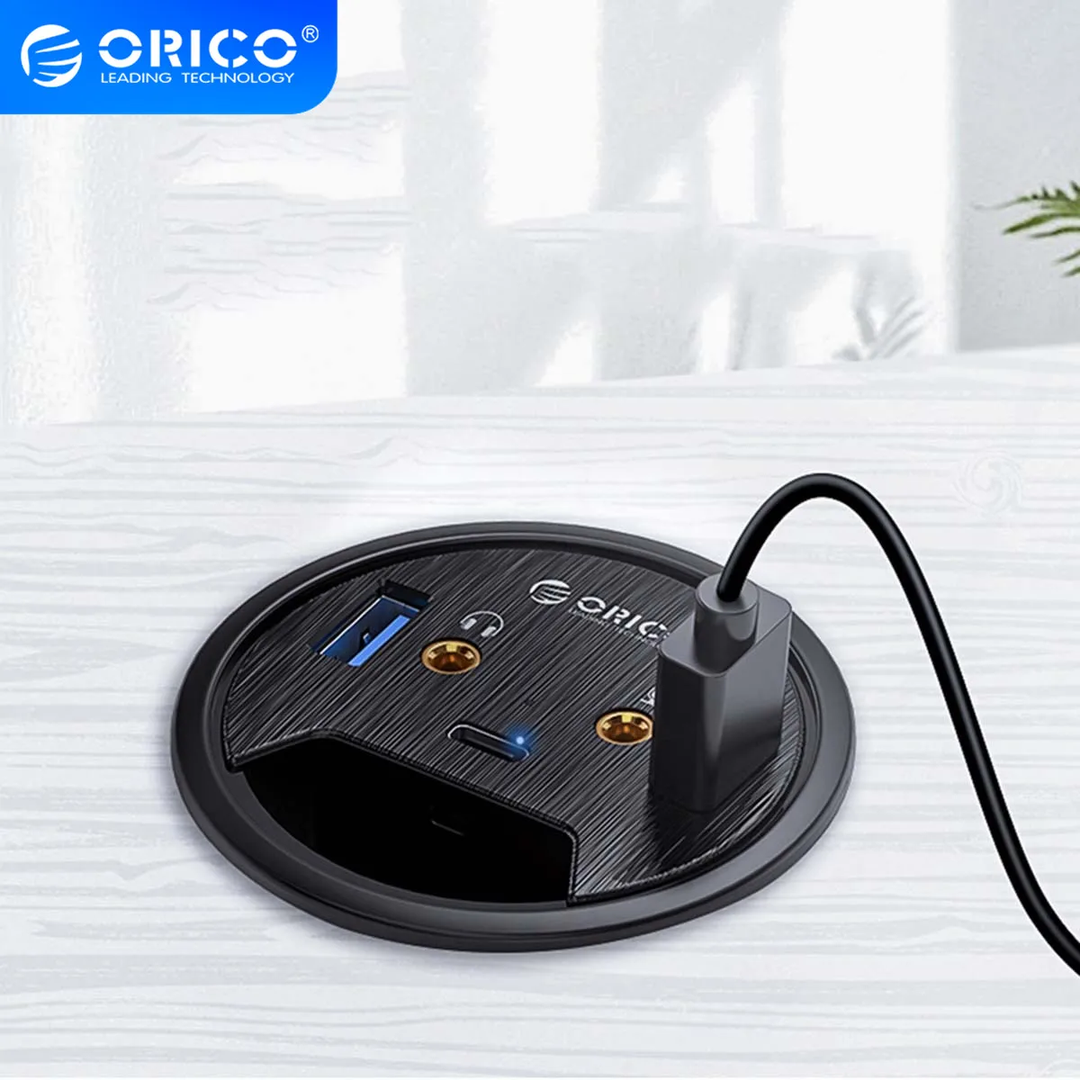 Usb хаб ORICO с 5 портами высокоскоростной Настольный Втулка Гбит/с USB 3 0 наушники