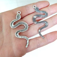 5pcs snake charm for women new animal snake dangle pendant minimalist style trendy female birthday jewelry bijoux gift