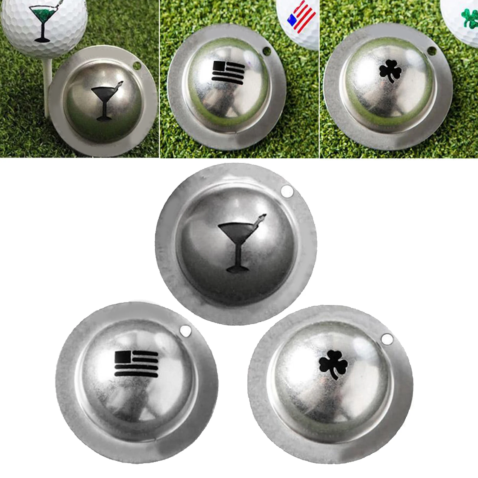 

Golf Ball Marker Cute Pattern Template Drawing Alignment Aids
