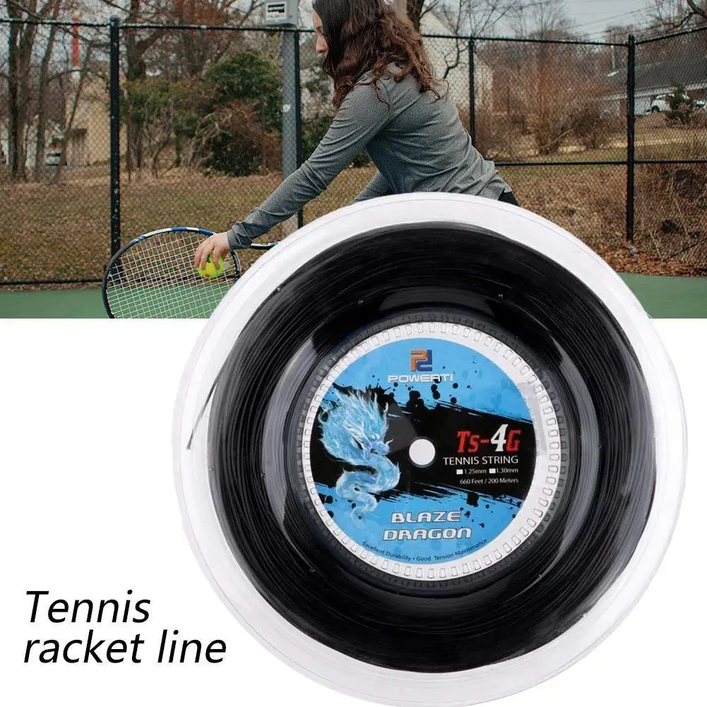 

Polyester Tennis String Roll Of Hexagonal Polyester Racket And Elasticity Racquet Tennis Durable Strength 1.3MM Improve 1.2 S9G7