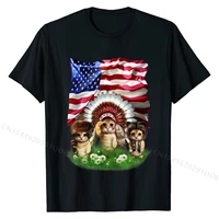 t shirt cute patriotic cat as usa early and indian cotton top t shirts for male funny tops shirt cute printed on