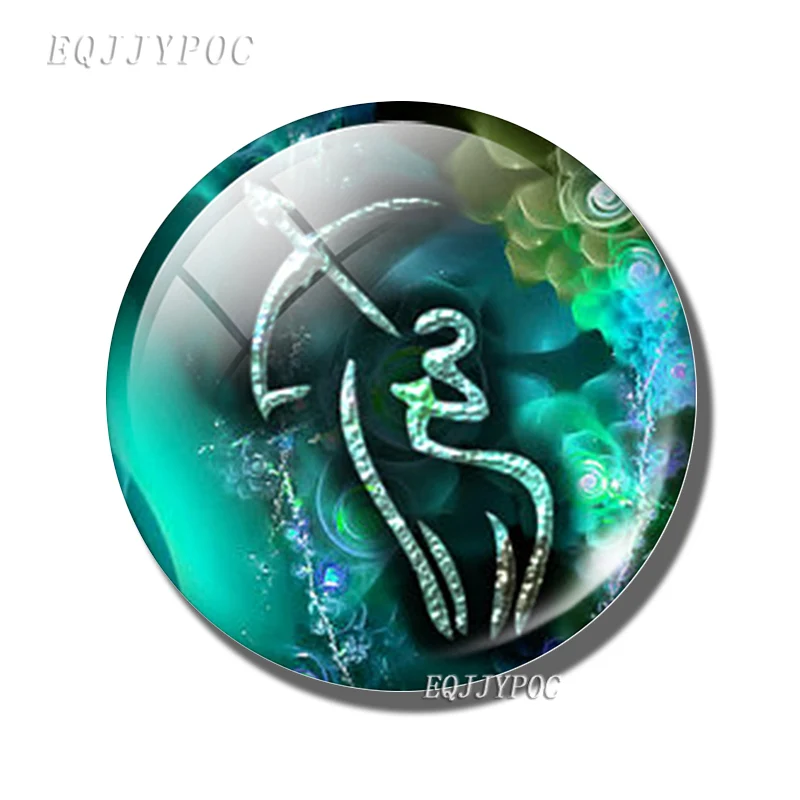 5 шт./компл. 12 созвездий знак зодиака Близнецы Лев Весы рыбы 25 мм бижутерия со