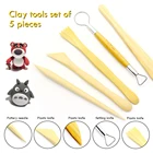 Практичная резьба полимерные Шейперы с деревянной ручкой керамический набор не испечь скульптурный набор для керамической моделирования художественное ремесло