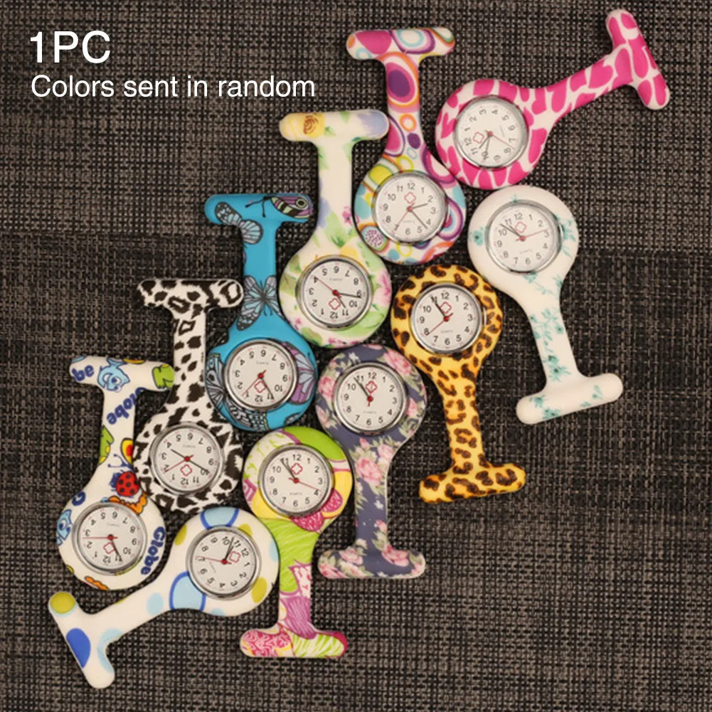 Карман с круглым циферблатом и клипсой силиконовая брошь туника для медсестер