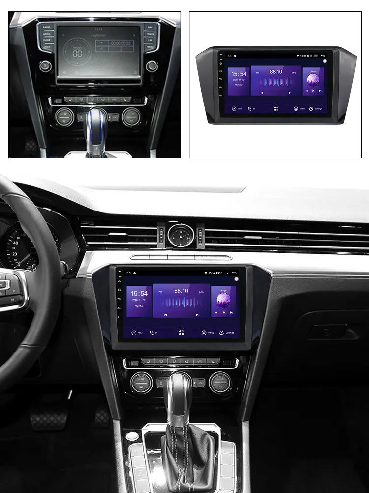 Android 11 6 + 128G автомобильный Радио Стерео GPS навигация для VW Volkswagen Passat B8 Magotan 1280*720 IPS