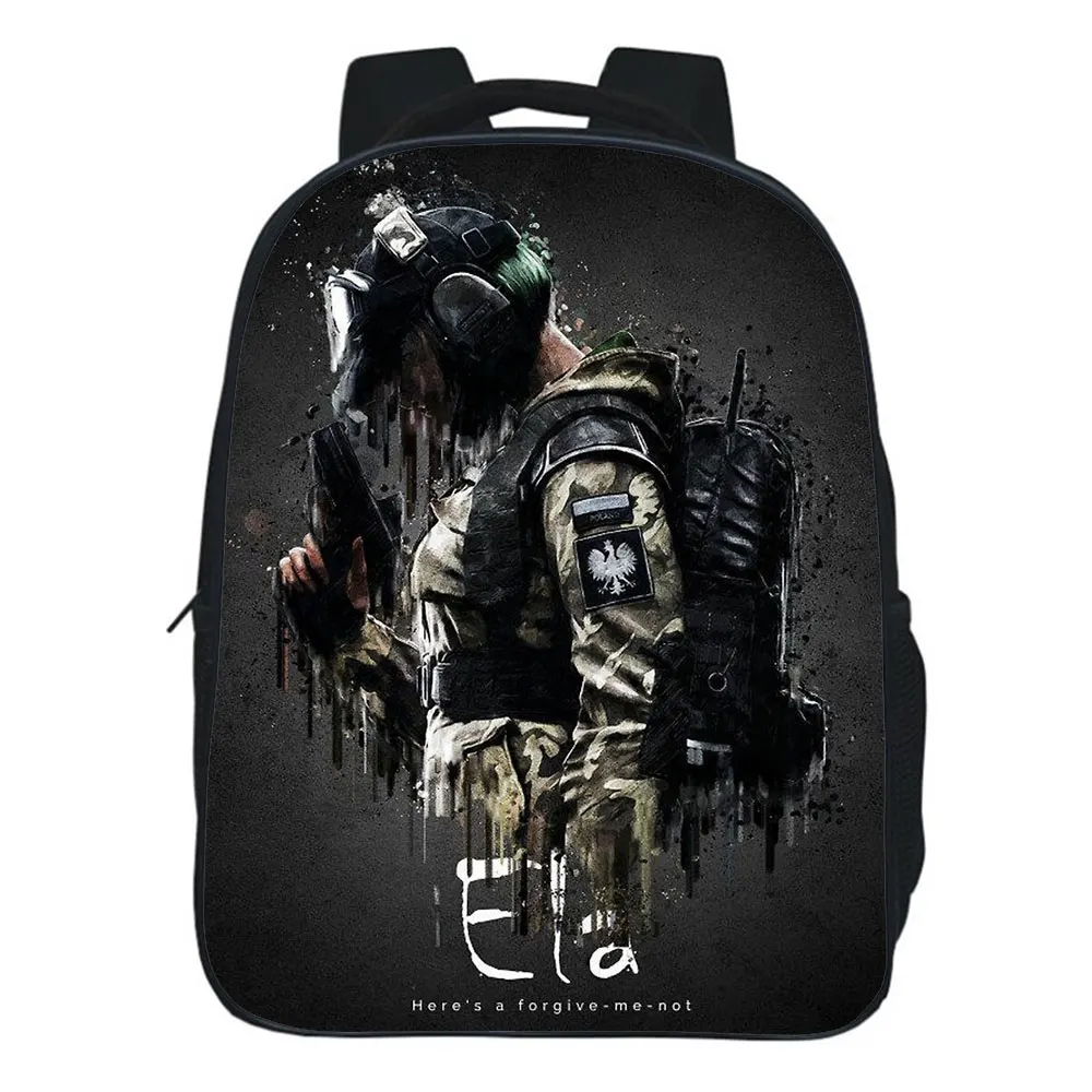 

Game Rainbow Six Siege Backpack School Bag Kindergarten Baby Kids Knapsack School Bag Children Mini Cartoon Bag Mochila