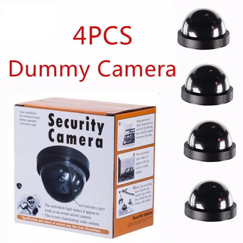 

Муляж купольной камеры видеонаблюдения 4x с датчиком светодиодный светодиодной подсветкой