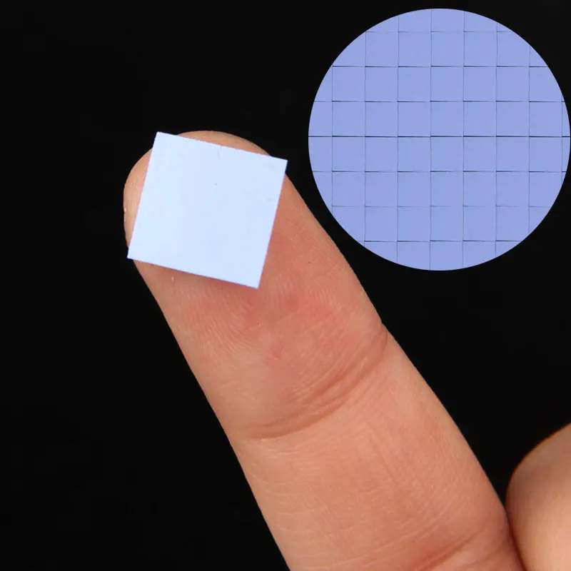 

100Pcs 10x10x1mm Silicon Thermal Pad Heatsink Conductive Insulation Paste NC99