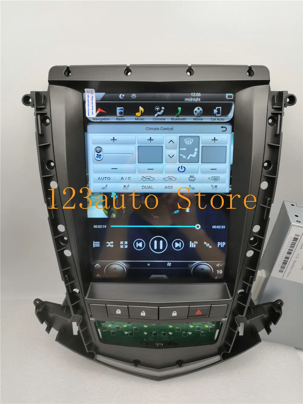10,4 ''Tesla стиль Android 8,1 автомобильный DVD gps плеер Радио Навигация для Cadillac SRX 2009 2010 2011 2012 PX6 CARPLAY ips стерео