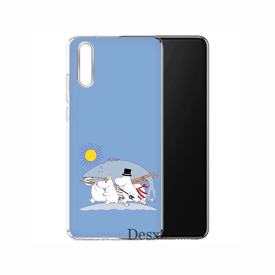 7 Чехол для мобильного телефона из ТПУ для huawei P30 P20 P10 P8 P9 Lite Pro P Smart Z Plus, чехол из мультика moomin hippo - Color: 7