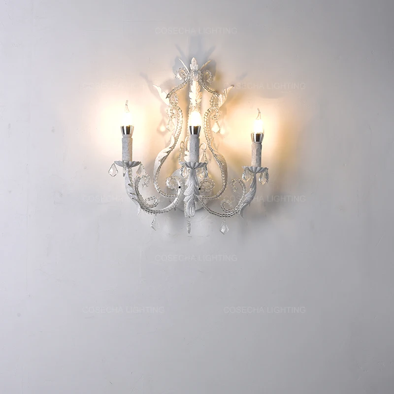 Люстра для спальни девочек подвесной светильник с розовыми кристаллами