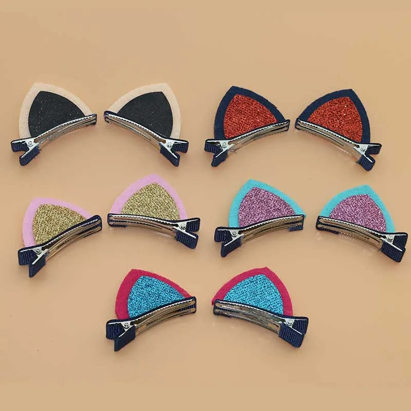 

Children's hairpin cat ear clip little girl hairpin girls hair accessories fashion princess pair clip children hair accessories