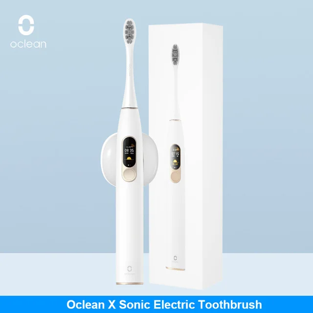 

Global Version Oclean X Sonic Electric Toothbrush Adult IPX7 Ultrasonic Automatic Fast Charging Tooth Brush With Touch Screen