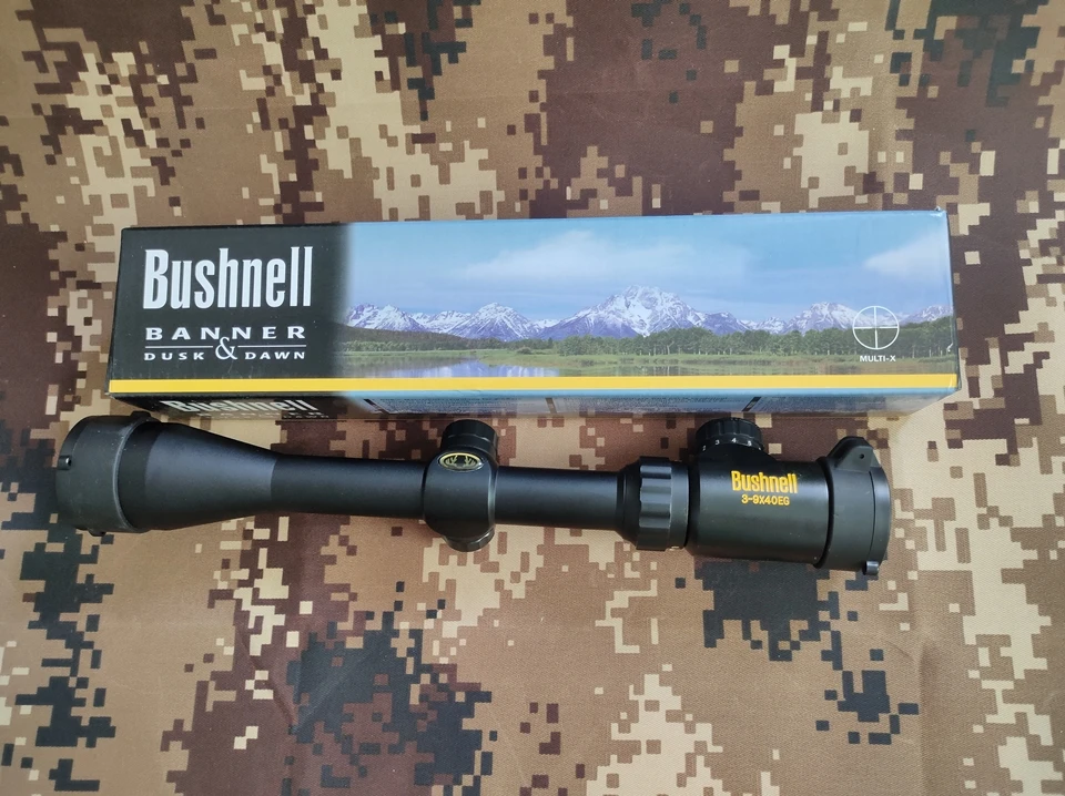 Прицел для винтовки 3 9x40EG оптический красный и зеленый дальномер с подсветкой