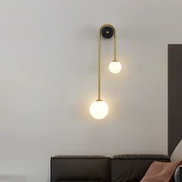 sarok indoor wall lamps copper nordic led sconce wall light fixture home decoration for bedside living room dining room