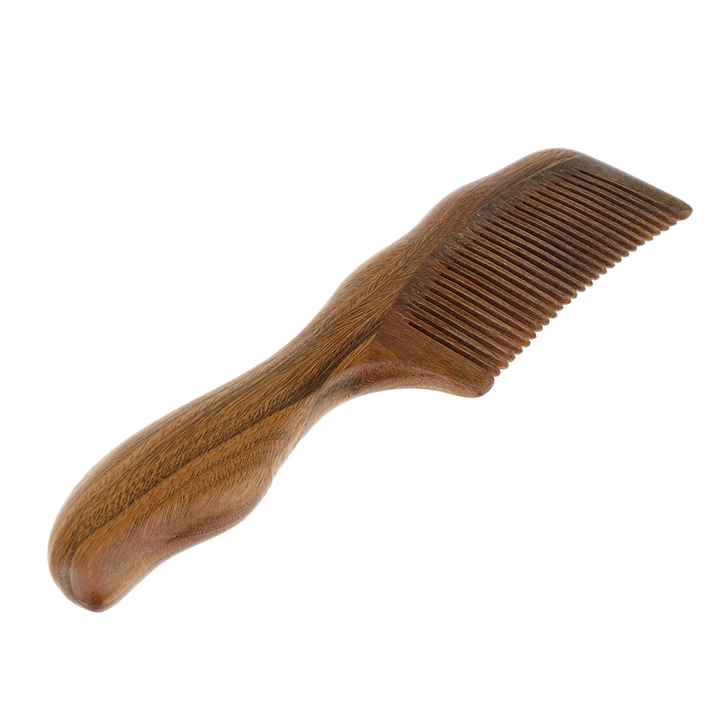 

No Static Detangling Wooden Comb - Natural Aroma Green Sandalwood Detangler