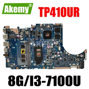 new tp410ur 8gb rami3 7100u geforce930mx motherboard for asus vivobook flip 14 tp410ur tp410u laotop mainboard motherboard free global shipping
