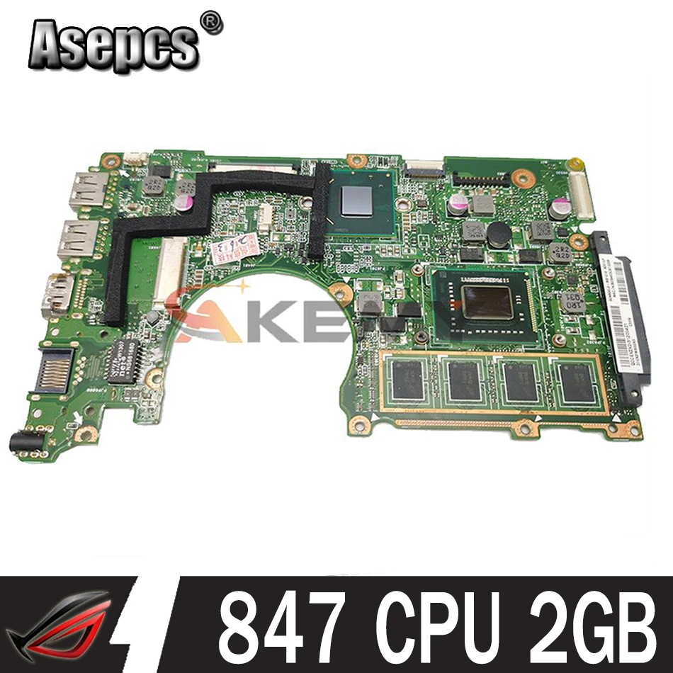 

Материнская плата Akemy для ноутбука ASUS vivobook X202E S200E X201EV X201EP, 847 дюйма, ЦП 2 Гб ОЗУ X202E