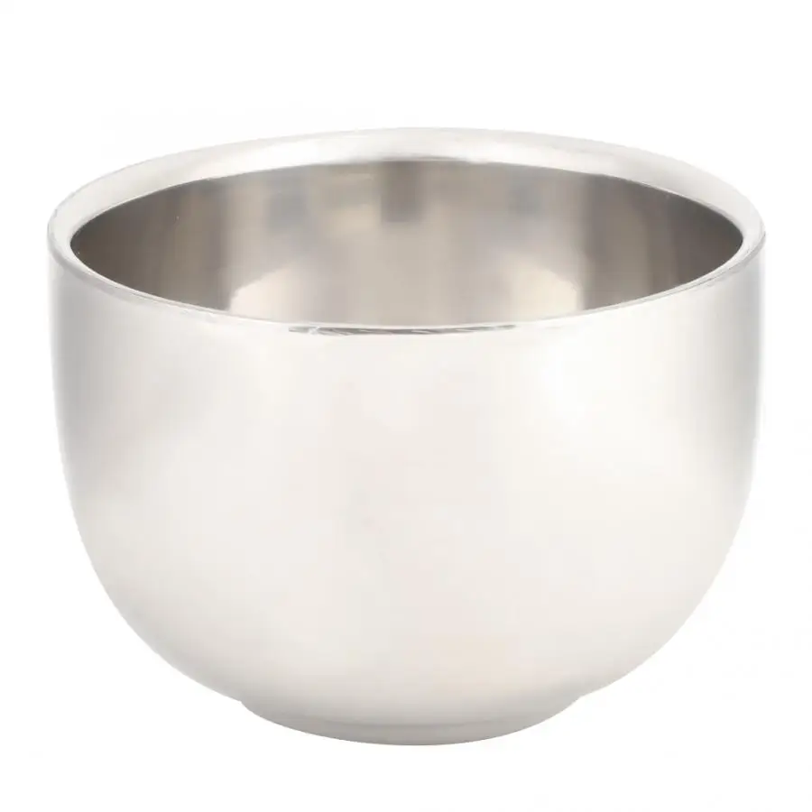 Миска для мыла бритья из нержавеющей стали Мужская Чаша аксессуар инструмент