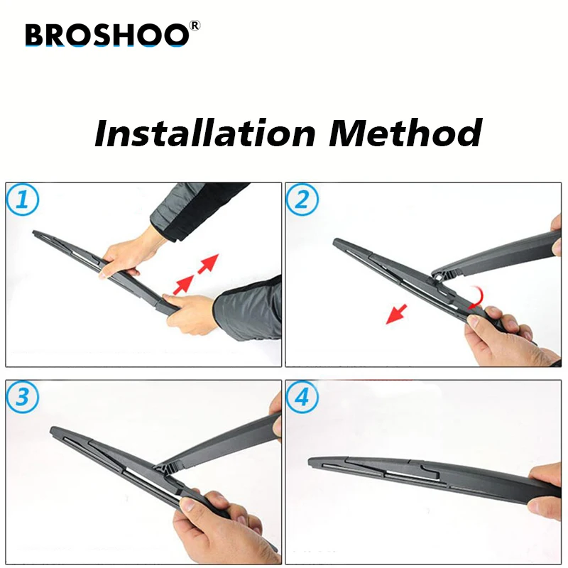

BROSHOO Car Rear Wiper Blades Back Windscreen Wiper Arm For KIA Picanto Hatchback (2004-2010) 310mm,Windshield Auto Styling
