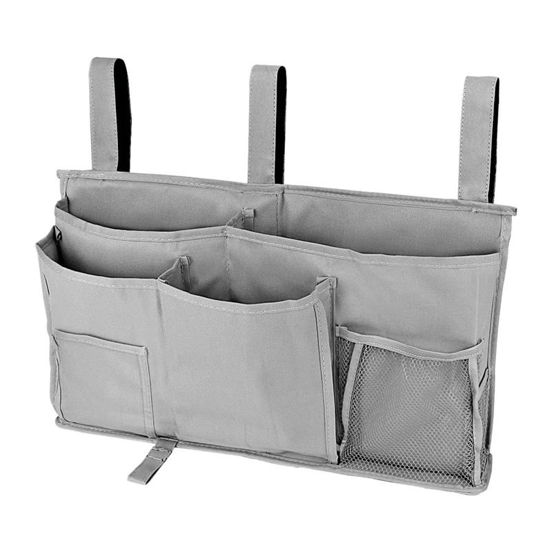 

Прикроватная сумка для хранения, прикроватная стойка для хранения, 8 карманов, подходит для двухэтажных общежитий и поручней кровати