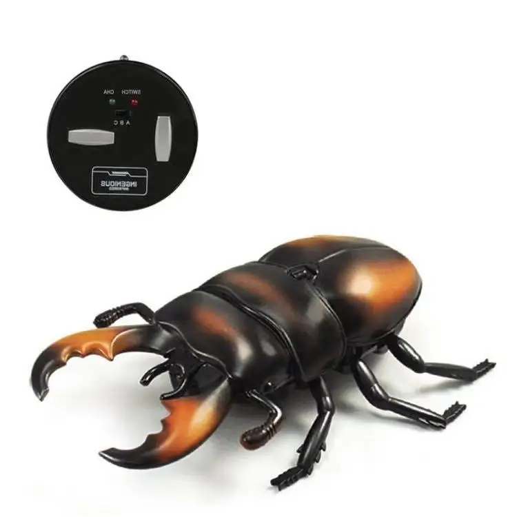 

Kids RC Animals Electric Simulation Beetle Toy with Remote Control Battery Powered Realistic Insect Toy Novelty Birthday Gift