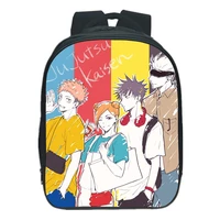 anime jujutsu kaisen backpack women double layer backpack cosplay school bag men travel bags boy girl bookbag rucksack mochila