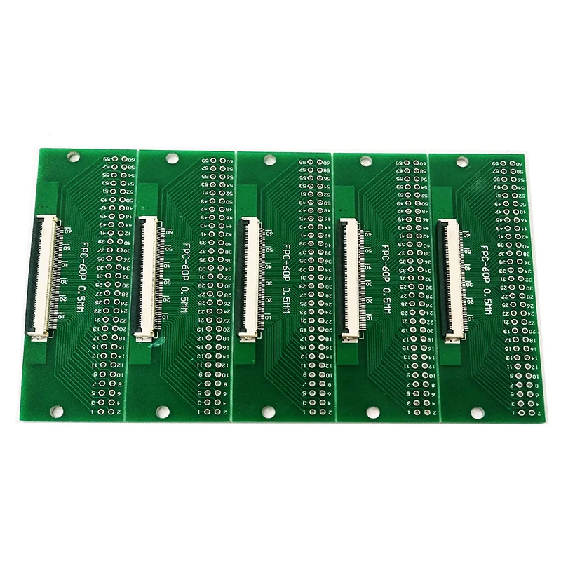 60 pin 0 5 мм FPC/FFC PCB разъем адаптера платы 60P плоский кабель односторонний |